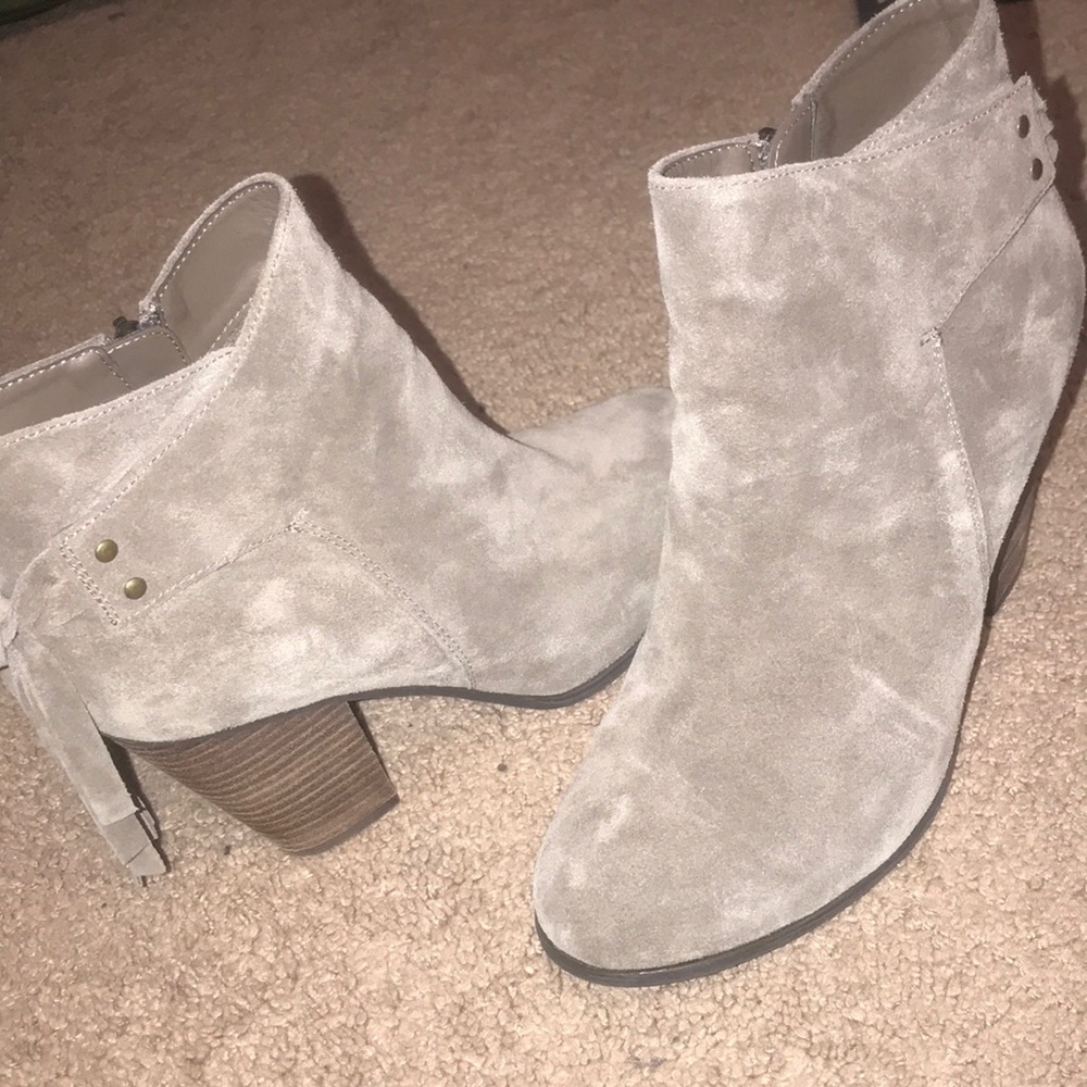 taupe lyza booties
